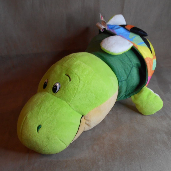Flip a Zoo Toby Turtle & Gildy Tiger 2-in-1 Plush Large 16" FlipAZoo - Picture 2 of 13
